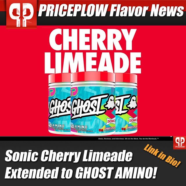 @ghostlifestyle is extending @sonicdrivein Cherry Limeade to their AMINO! A top selling flavor of Legend, we're sure everyone will be excited to experience it as their intra workout as well.⠀