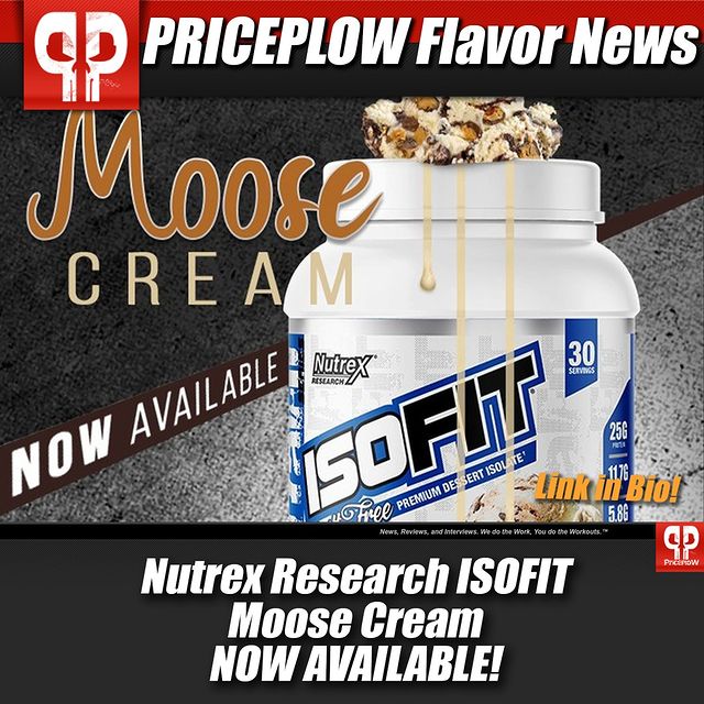 @NutrexResearch is back with another flavor of ISOFIT: in our opinion, one of the most underrated isolates on the market. Known for its smoothness and unique flavors, we're excited about this addition!⠀