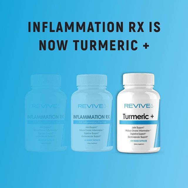 Same INCREDIBLE formula, new name. @RevievSups Inflammation RX has been renamed to Turmeric+:⠀