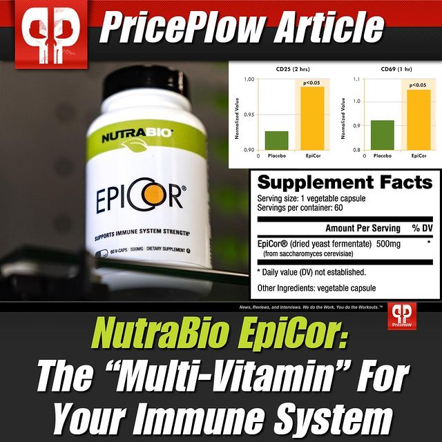 Strengthen your Immune System with @NutraBio EpiCor:⠀