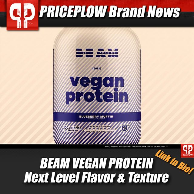 @youcanbeam Has brought the HEAT with their 100% vegan protein. Blueberry muffin blew us away! Check out our blog for the full story! Link in @priceplow bio!