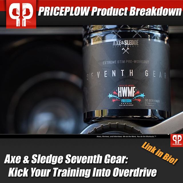 Looking to kick your training up a gear? @axeandsledge seventh gear might be able to help you do just that. Check out our full blog breakdown on @sethferoce's favorite stim pre-workout!⠀