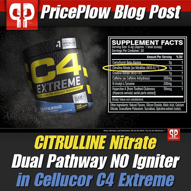 Citrulline Nitrate: The Dual Pathway N.O. Igniter⠀