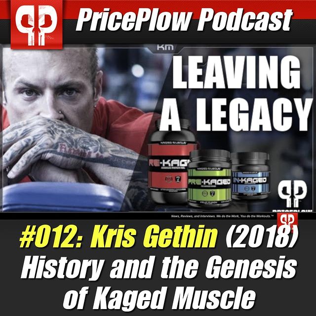 Still reloading PricePlow's AUDIO podcast feeds - this time an incredible 2018 interview with @KrisGethin of @KagedMuscleSupps who told us about his history, the creation of Kaged Muscle, and the new products they had coming (that are now out):⠀