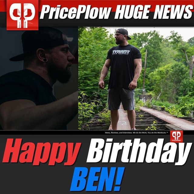 HAPPY BIRTHDAY BEN!!!! So glad to have the future powerlifting champion of the earth on Team PricePlow!