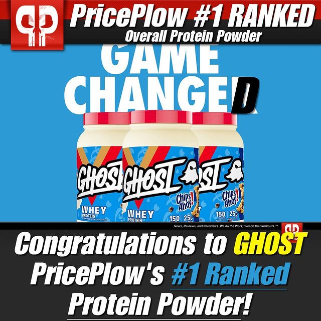 Congratulations to @DanPLourenco, @RyanPHughes, and the team at @GHOSTLifestyle for winning PricePlow's 2019 Best Protein Powder award!⠀