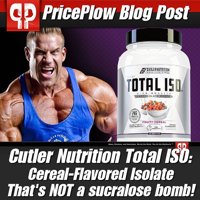 Have you tried the @cutler_nutrition line yet? We just posted a new blog on the breakdown of his total ISO- great flavor, simple formula, straight to the point, just what @jaycutler ordered!