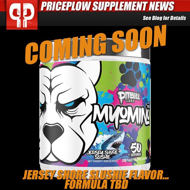 @Pitbull.labs announces new Myomino hitting the market soon in JERSEY SHORE SLUSHIE flavor.⠀
