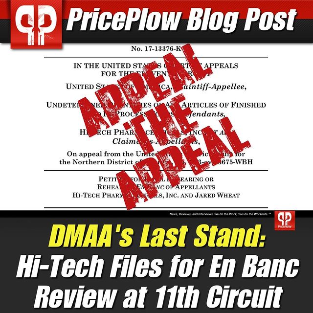 DMAA'S LAST STAND: @HiTechPharma Files for En Banc Review of the 11th Circuit's Court of Appeals Decision⠀
