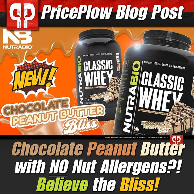 The next @NutraBio Classic Whey flavor upgrade is here, and this time, Chocolate Peanut Butter is now Chocolate Peanut Butter BLISS!⠀