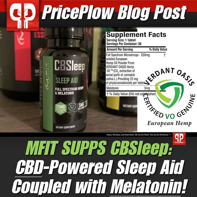Want to try out a CBD product for more restful sleep, but worried about the source of CBD? Take a look at @Mfit.supps CBSleep.⠀LINK IN BIO