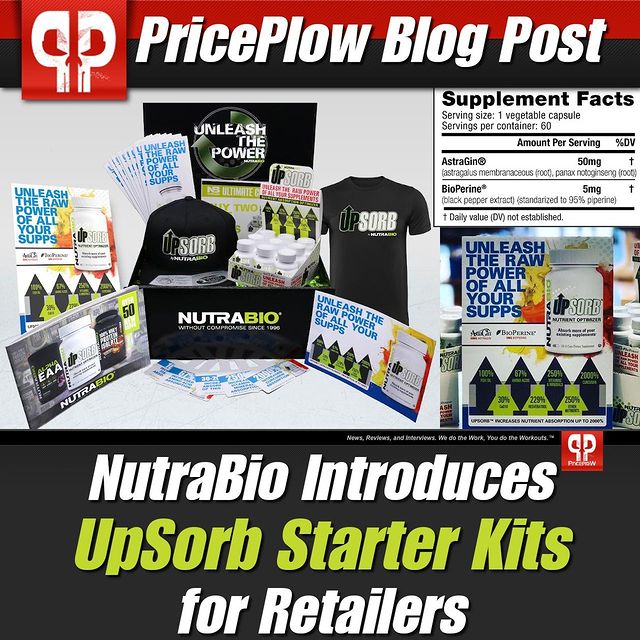 Attention Supplement Retailers! NutraBio has introduced UpSorb Starter Kits so your customers can get the MOST out of their supplements with this excellent "Counter-Topper" add-on!⠀