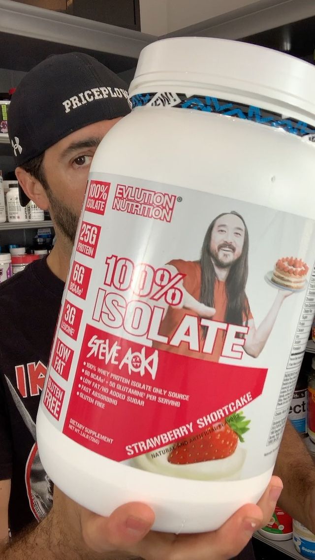 EVL Sports Steve Aoki Strawberry Shortcake Whey Protein Isolate Review