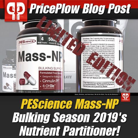 Bulking Season 2019 is WELL underway, and @PEScience has a limited edition Nutrient Partitioner just for those chasing muscle - MASS-NP!