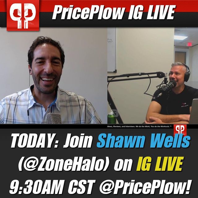 This morning (Sunday 1/5/2020) at 9:30am CST!! Join Shawn Wells (@ZoneHalo) on PricePlow's IG Live and get all of your formulation, diet, berberine, BAIBA, and other metabolic questions answered!!⠀