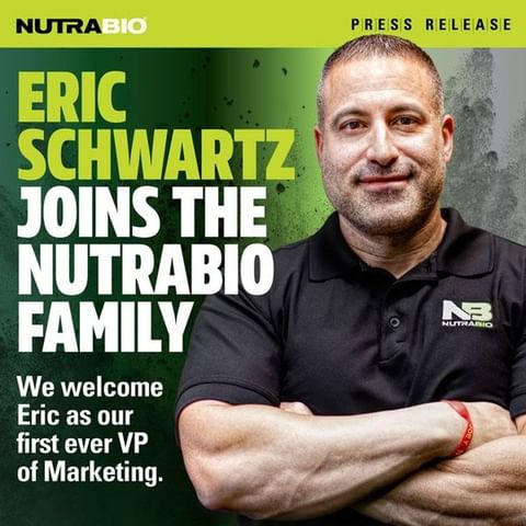 Veteran followers may know him as "NaturalGuy", but he's just been upgraded to @NaturalGuy2.0 -- Eric Schwartz has joined @NutraBio as the VP of Marketing!⠀