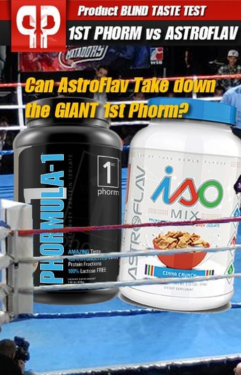 ASTROFLAV vs 1ST PHORM | Isolate Protein Blind Taste Test
