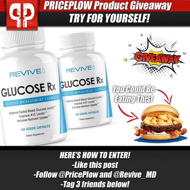 We're sold on this @revive_md Glucose RX and we want you to have a chance to check it out too. So we've teamed up with @mattjansen8 to offer a giveaway on this. You don't want to miss out on this!⠀