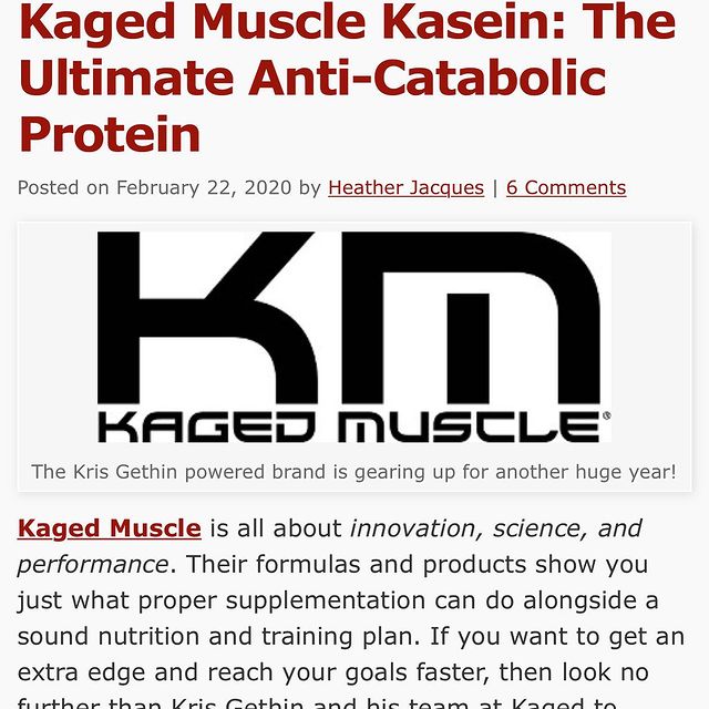 Looking to ditch that boring casein and find something a little more PREMIUM? Check out our blog post on @kagedmusclesupps Kasein. Not only is it our followers favorite tasting casein, it has some distinct differences from the normal casein today.