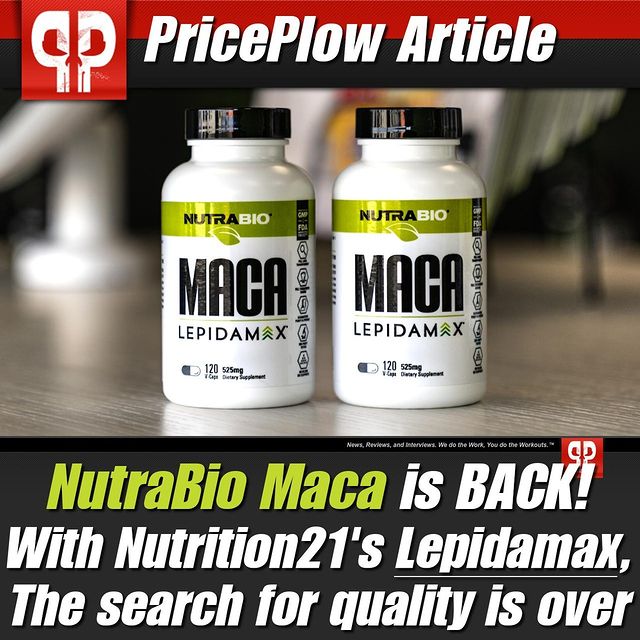 NutraBio Maca is BACK!⠀