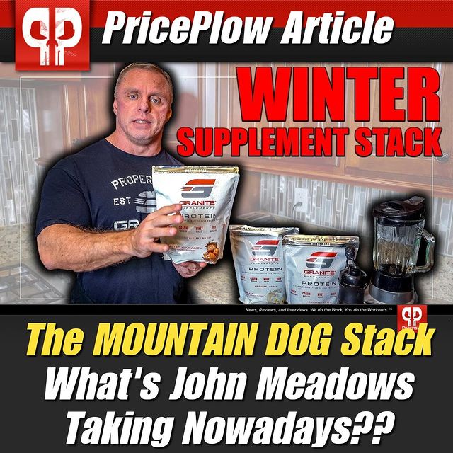 Ever curious about what @mountaindog1 takes from @granitesupplements ? Heather catches up with John and gets the scoop for you.⠀