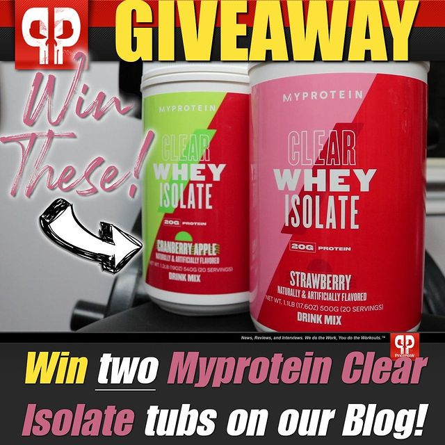 Interested in CLEAR WHEY PROTEINS? Run over to our blog for a chance to try out this new one from @myprotein!⠀