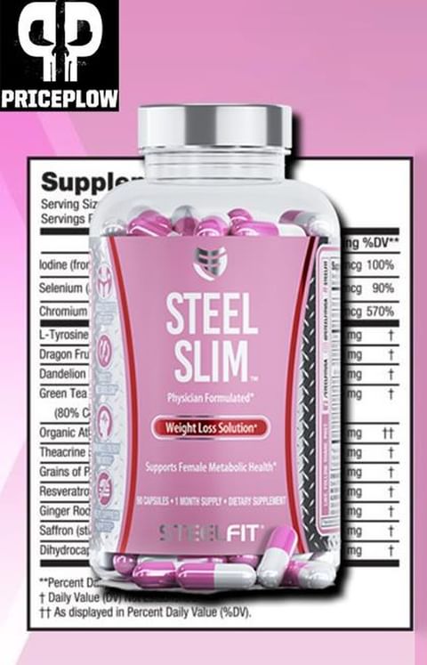 SteelFit Steel Slim Ingredients: CaffeineFree FatBurner NOT Just for Women!
