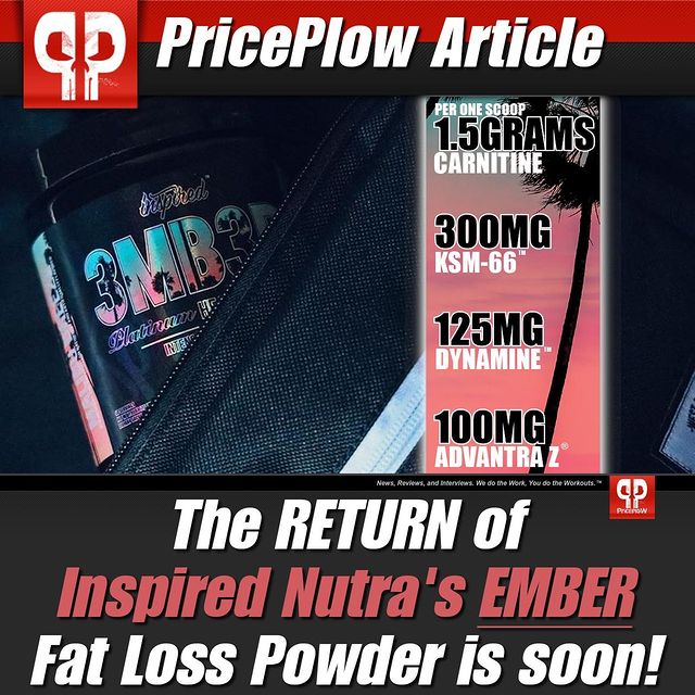 The RETURN of @InspiredNutra's EMBER fat loss powder is coming soon!!⠀