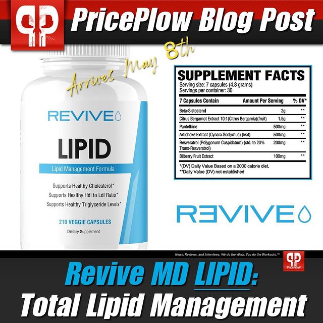 Announcing LIPID from @Revive_MD: A Total Lipid Management Formula (coming May 8th!):⠀