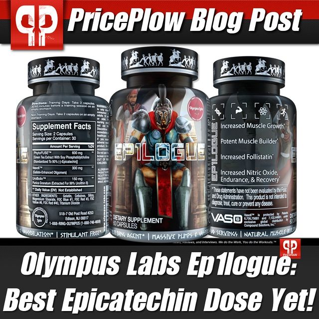 @olympus_labs EP1LOGUE is a natural muscle-building supplement with the largest dose of epicatechin we've seen: {{ Link in BIO }} But what's even more interesting is the stack that gets created when you combine this and their MASSACR3 anabolic, which doubles the @CompoundSolutions VASO-6 and UroBolin! Interesting!! #Ep1logue #OlympusLabs #WhatsYourStory #WhatsYourOLStory #Heroes #BeAHero #ForgeYourDestiny #Muscle #BuildMuscle #Supplements #Epicatechin #UroBolin #VASO6