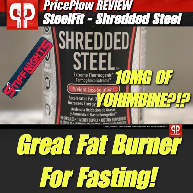 Mike's review of @SteelFitUSA's SteelFit SHREDDED STEEL Fat Burner is in, and this stuff got him WIRED in:⠀