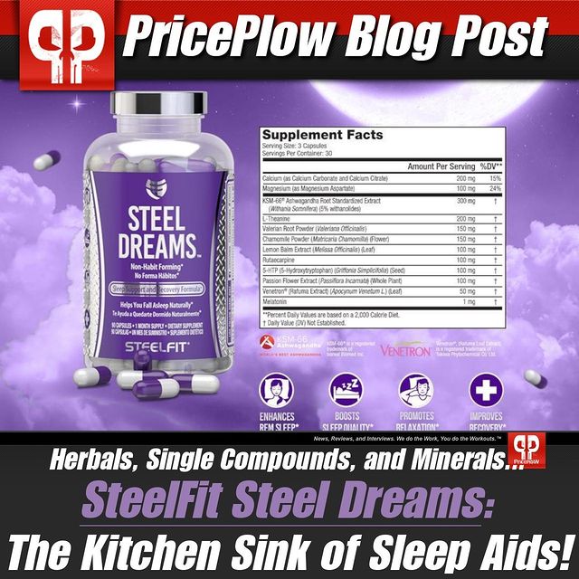 SteelFit Steel Dreams: The Kitchen Sink of Sleep Aids!⠀