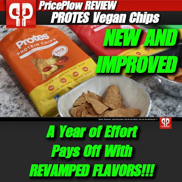 Upgraded! The team at @EatProtes leverages some protein for the vegans with new and improved flavors of their Protein Chips!⠀