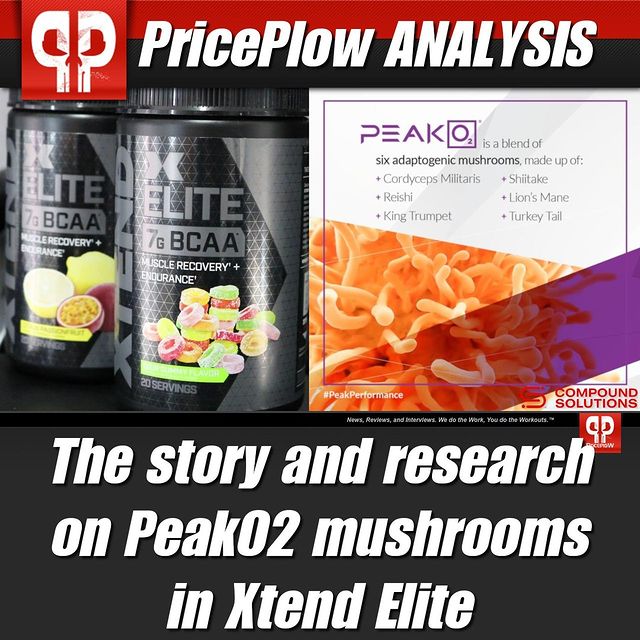 What's this PeakO2 mushroom business in my workout supplement?!⠀