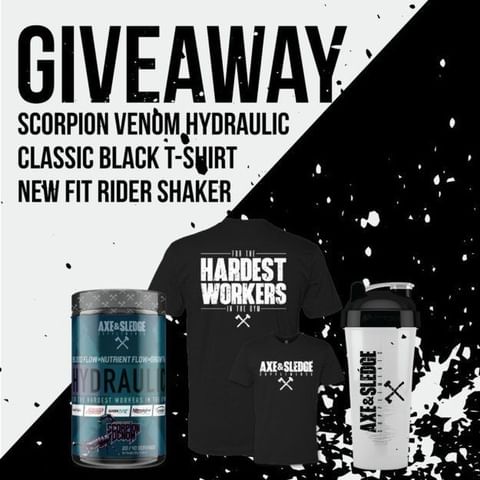 Win Axe & Sledge Supplements' HYDRAULIC from Pumpmaster Seth Feroce!⠀