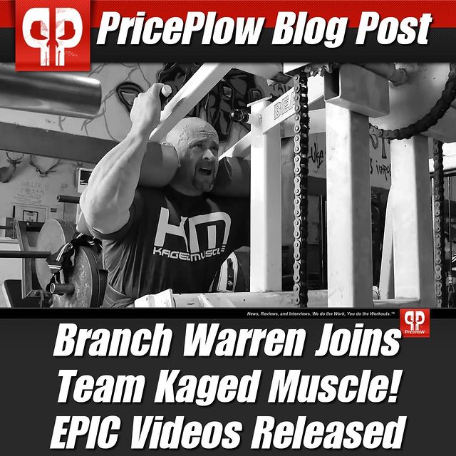 In case you haven't heard, @TheBranchWarren has joined @KrisGethin and team at @KagedMuscleSupps!!⠀