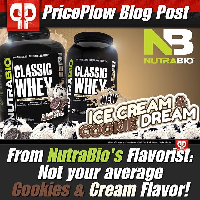 We got the scoop on the new NutraBio Classic Whey flavor, Ice Cream & Cookie Dream from flavorist Michael Perez!⠀