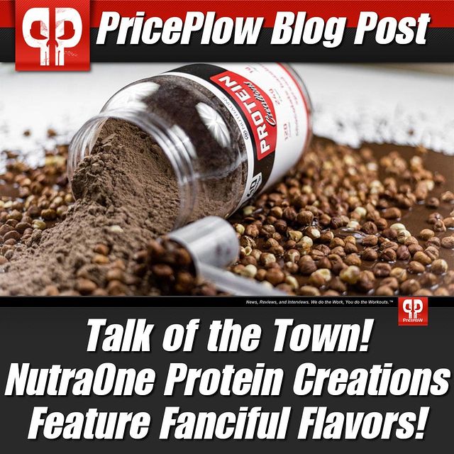 Talk of the Town! @NutraOne's Protein Creations Feature Fanciful Flavors⠀