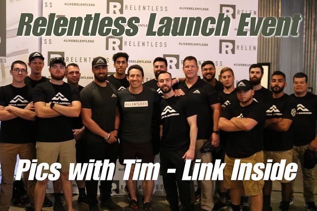 If you were at the @Live.Relentless launch party with @TimKennedyMMA and took some pics with Tim, then snag them at the DropBox link inside of our Relentless blog post -- See our bio link for the news feed (blog.priceplow.com/supplement-news/relentless)⠀