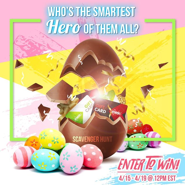 An Easter Egg Scavenger Hunt?! @Olympus_Labs wants you to answer 12 questions, and if you get them all right, then you can win a bunch of prizes! ⠀