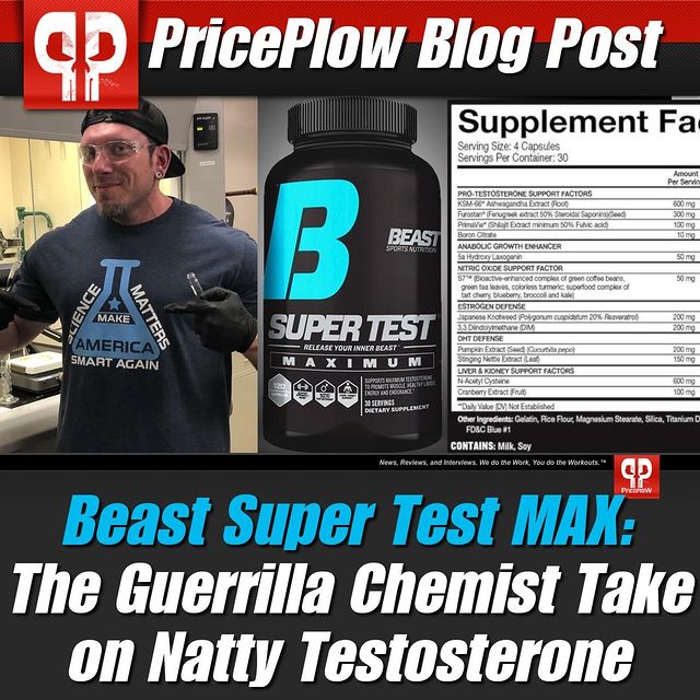 Beast Super Test MAX: @TheGuerrillaChemist's Take on Natty Testosterone!