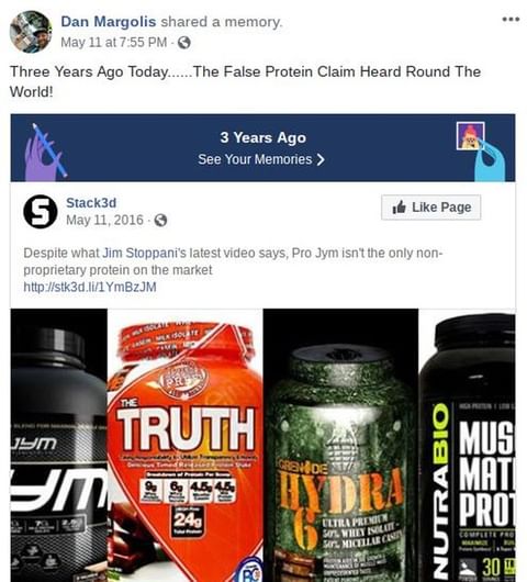 Ahhh, good times. The three year anniversary of the "Jim Stoppani Scandal" on proprietary blends⠀