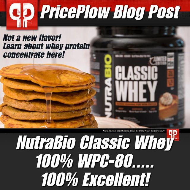 To commemorate Mark Glazier's epic last few years, we put together some info on a product that doesn't NEED a protein blend -- because it's 100% WPC-80! That's @NutraBio's Classic Whey Protein!⠀