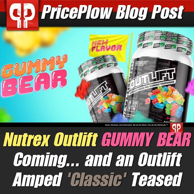 A new Outlift GUMMY BEAR flavor is coming from @NutrexResearch, and they're saying it's their BEST flavor yet!⠀