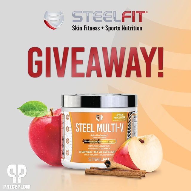 Let's start this week off RIGHT! Win yourself a tub of SteelFit USA's Steel Multi-V on the PricePlow blog!⠀