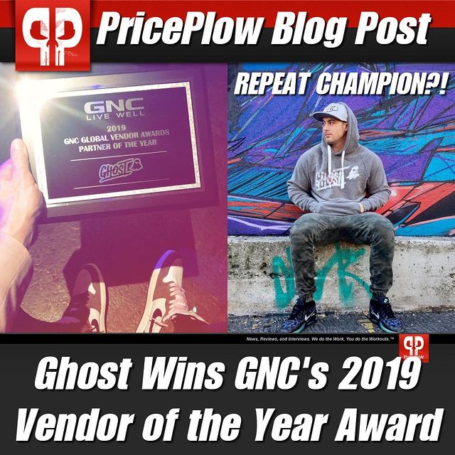 The Legends at @GhostLifestyle have won @GNCLiveWell's Partner of the Year Award for 2019!⠀