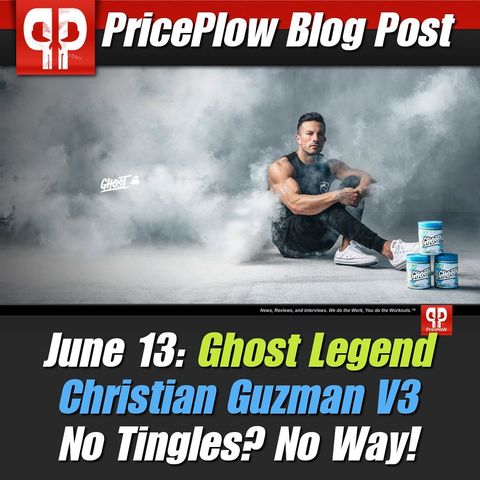 Christian Guzman no longer gives you the tingles?!?! Not in this universe!! {{ Massive Blog Post Link in @PricePlow Bio, Review SOON! }} JK, we're talking about @ChristianGuzmanFitness's third version of his @GhostLifestyle LEGEND pre workout, out on June 13! It has the new CarnoPrime, which reduces the tingles from the monstrous 6.4g dose of beta alanine!