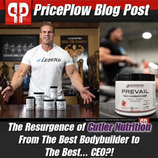 In case you haven't heard, @Cutler_Nutrition is making quite the resurgence, behind a world-class CEO: @JayCutler himself!⠀