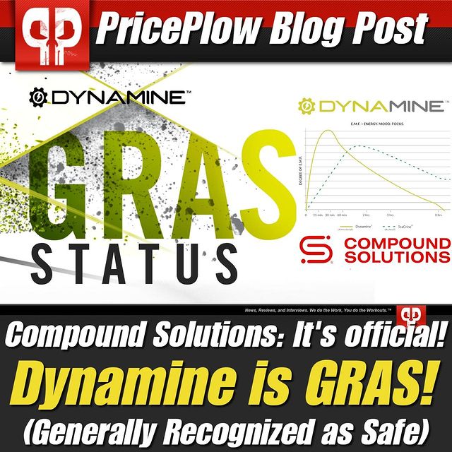 MAJOR ANNOUNCEMENT from Compound Solutions Inc! Dynamine is officially GRAS (Generally Recognized as Safe) with several new safety studies!⠀