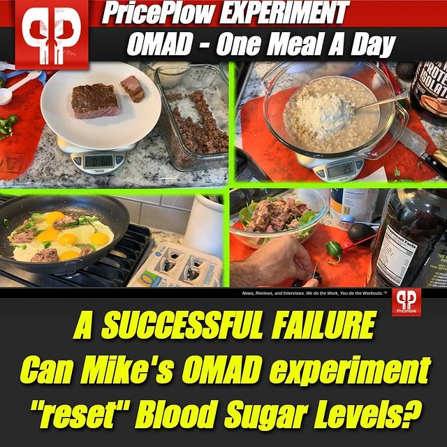 Can OMAD (One Meal a Day) be used to "rescue" a horrible day of elevated blood glucose?